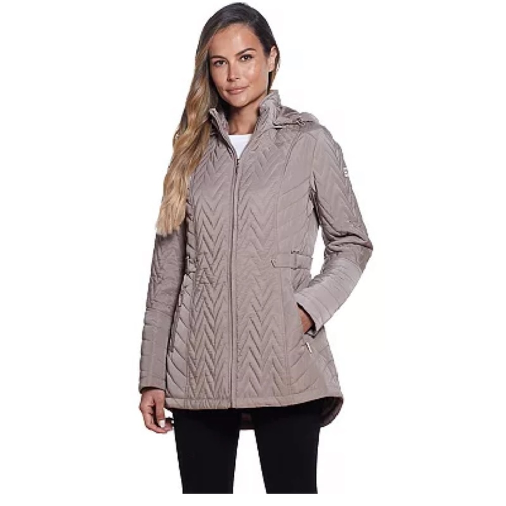 • Gallery New York Lined tan jacket, L •